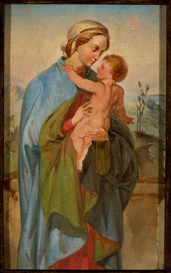 Ignacy Gierdziejewski - Virgin Mary with Jesus - MP 567 MNW - National Museum in Warsaw