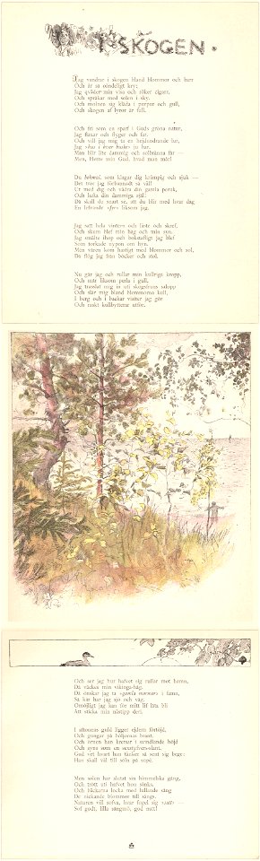I Skogen Sehlstedt Ill av Carl Larsson