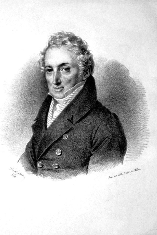 Ignaz Franz von Mosel Litho