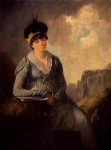 Bella Ibbetson (née Thompson) by Julius Caesar Ibbetson