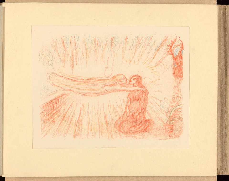 I. L'Annonciation , print by James Ensor, , Prints Department, Royal Library of Belgium, III 59887 B (2)