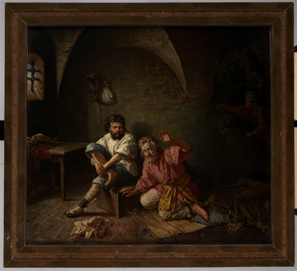 Ignacy Jasiński - Bandits in Prison - MNK II-a-41 - National Museum Kraków