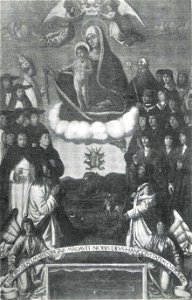 Ignoto del XVII secolo La Vergine del Rosario Chiesa Oratorio della Pace