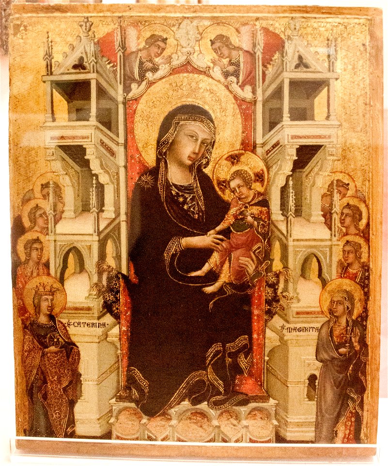 Ignoto pittore senese, Madonna in trono, 2016-05-07