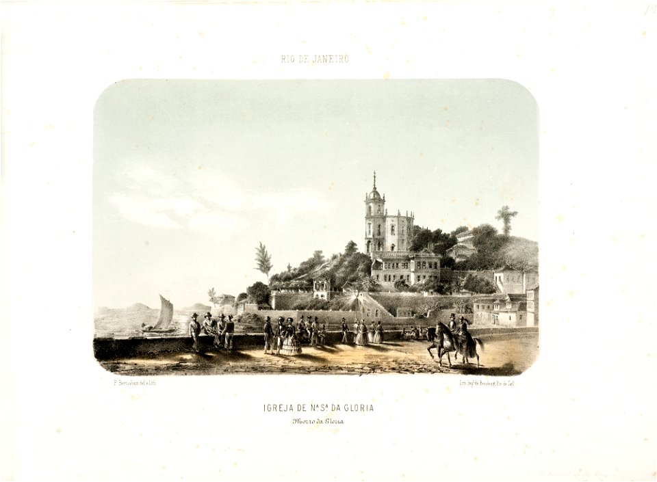 Igreja de Na. Sa. da Gloria Morro da Gloria, da Coleção Brasiliana Iconográfica
