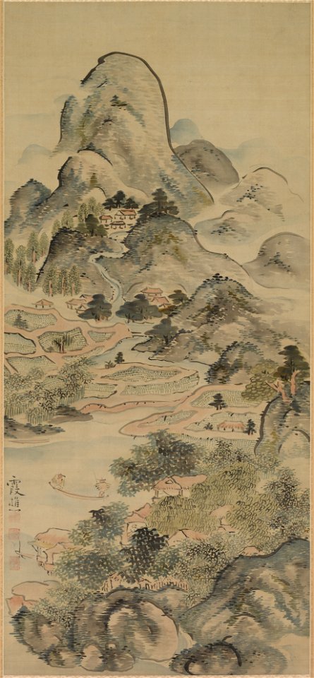 Ike Taiga - Fishing in Springtime - 1961.47 - Cleveland Museum of Art
