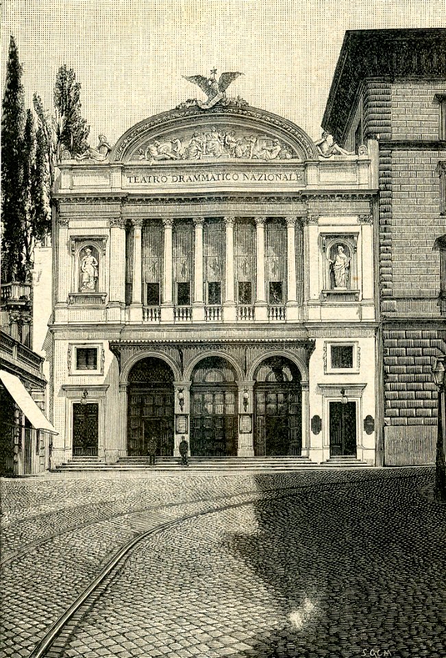 Il nuovo teatro Nazionale a Roma La facciata
