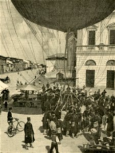 Il parco areostatico militare adoperato nelle grandi manovre nel veronese