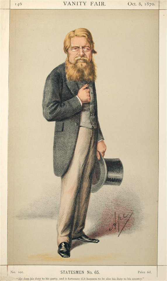 Stafford Henry Northcote, Vanity Fair, 1870-10-08