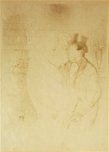 Ida Heath au bar - Henri de Toulouse-Lautrec