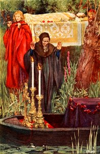 Idylls of the King (1913) 14 - So those two bethren from the chariot took