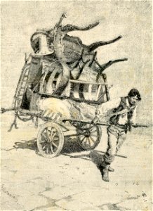 Il San Michele a Napoli, - disegno dal vero di Edoardo Matania