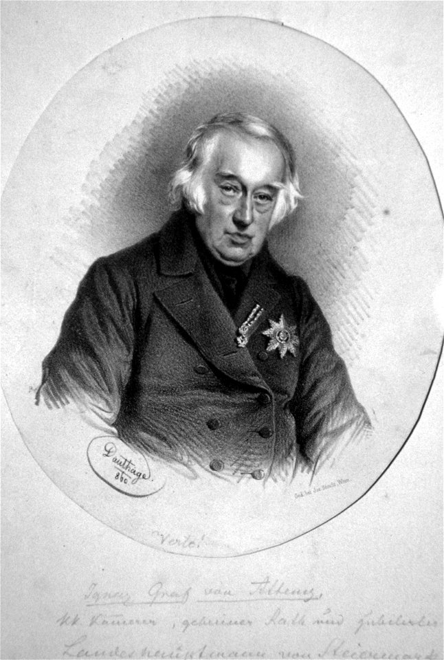 Ignaz Maria von Attems Litho