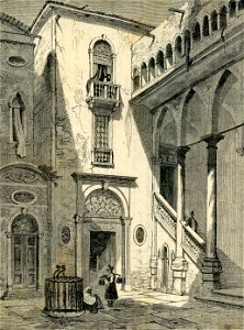 Il cortile del Palazzo Da Mula
