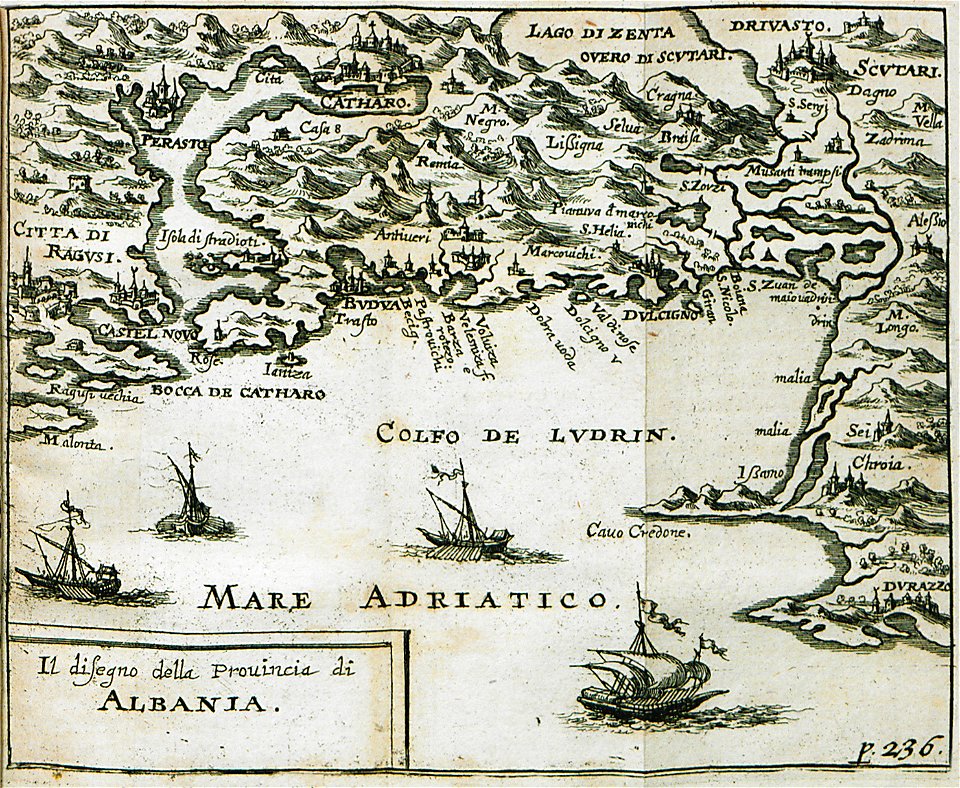 Il disegno della provincia di Albania - Sandrart Jacob Von - 1686