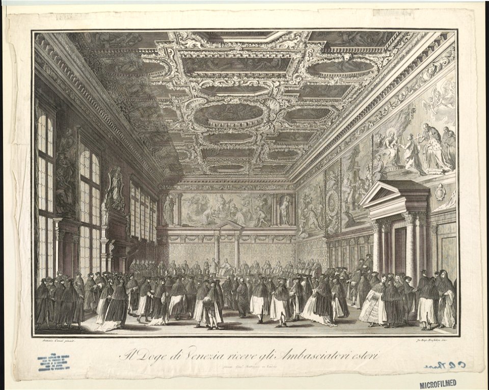 Il doge di Venezia riceve gli ambasciatori esteri LCCN2003664845
