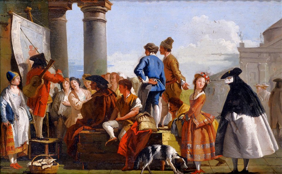 Il Cantastorie (The Ballad Singer) by Giovanni Battista Tiepolo