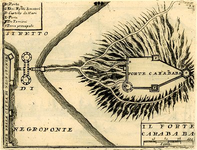 Il Forte Carababa - Coronelli Vincenzo - 1688