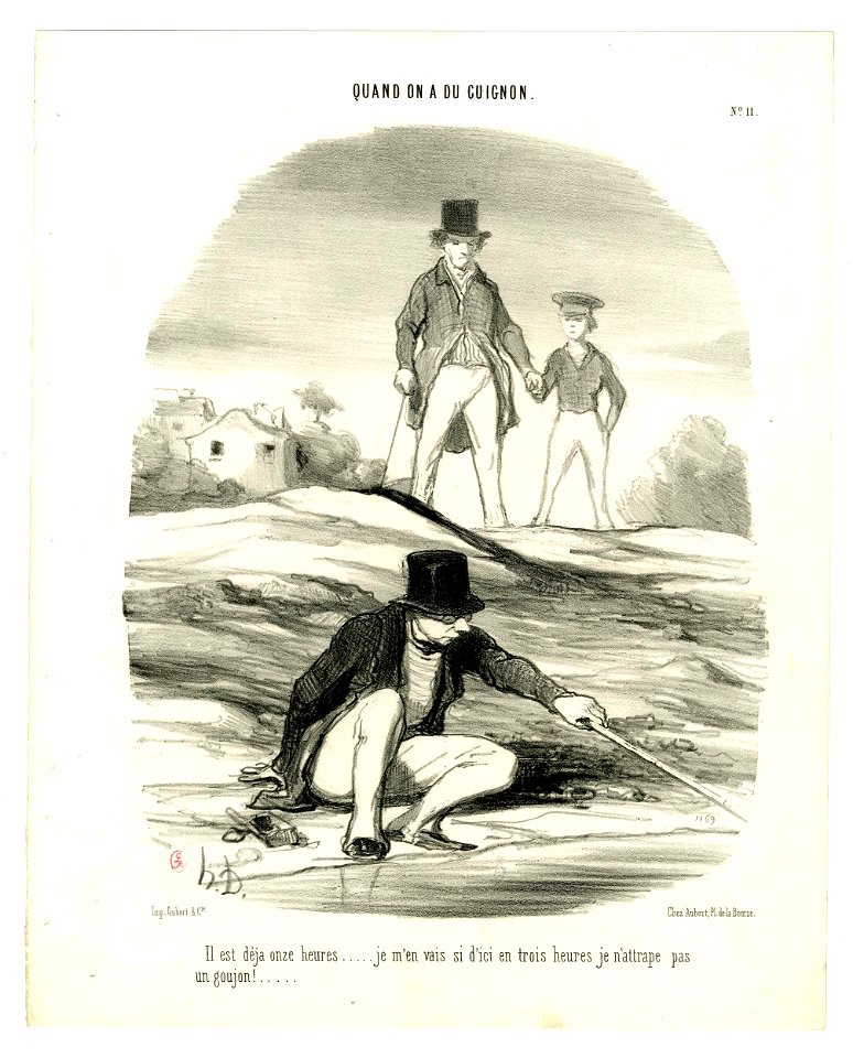Il est déjà onze heure... (It's eleven o'clock already...) (BM 1918,0511.213)