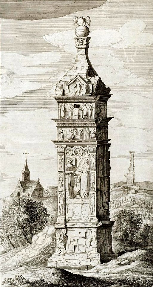 Igeler Säule - Bläu 1676 - cropped