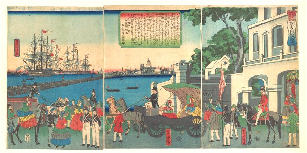 Igirisu Rondon no kaiko-The Port of London England MET DP148061