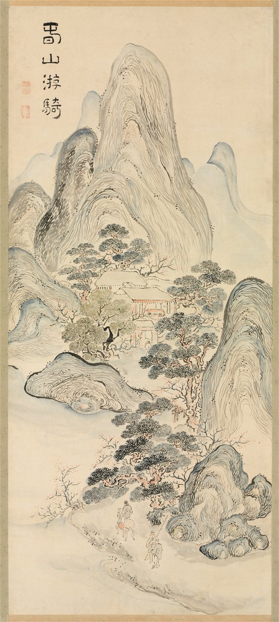Ike Taiga - Spring Landscape - 1997.114 - Cleveland Museum of Art