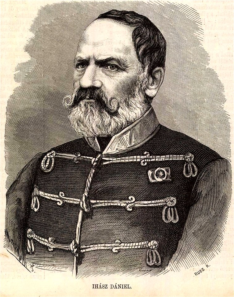 Ihász Dániel (Rusz Károly metszete, 1867)