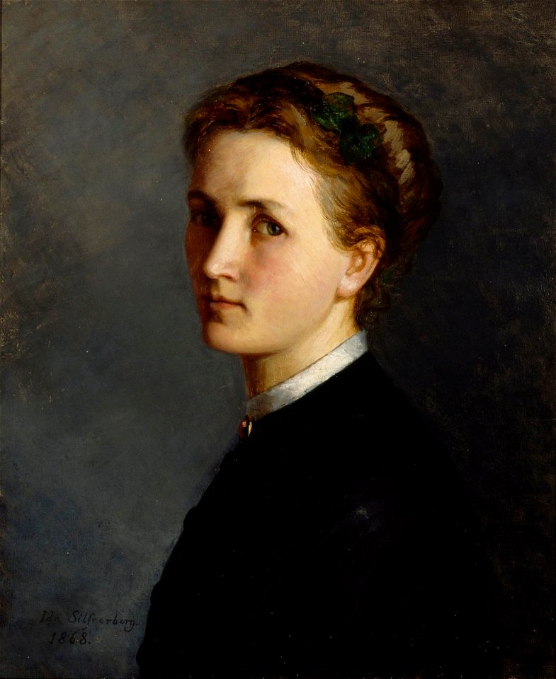 Ida Silfverberg - Self-Portrait - 1868 - Finnish National Gallery A I 123