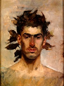 Ignacio Pinazo Camarlench - Bacchus portrait - Google Art Project