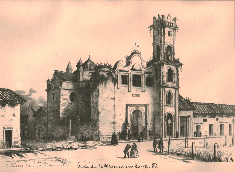 Iglesia de la Merced - Santa Fe, según Mousse