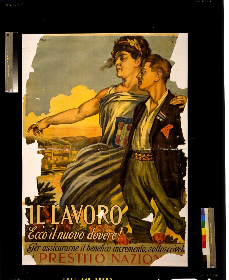 Il lavoro, ecco il nuovo dovere! ... Prestito Nazion(ale) LCCN2004666221
