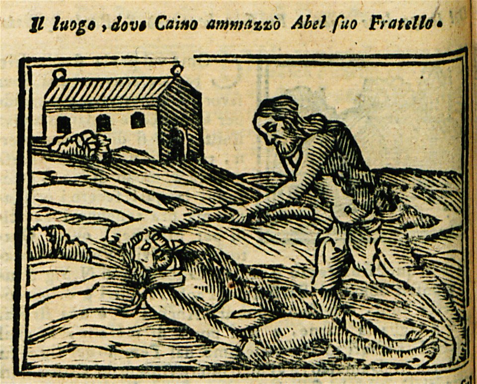 Il luogo, dove Caino ammazzo Abel suo fratello - Bianco Noe - 1600