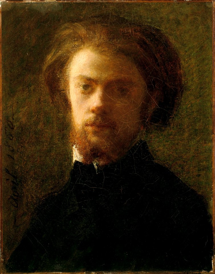 Ignace-Henri-Jean-Théodore Fantin-Latour - Self-Portrait - 1943.239 - Fogg Museum