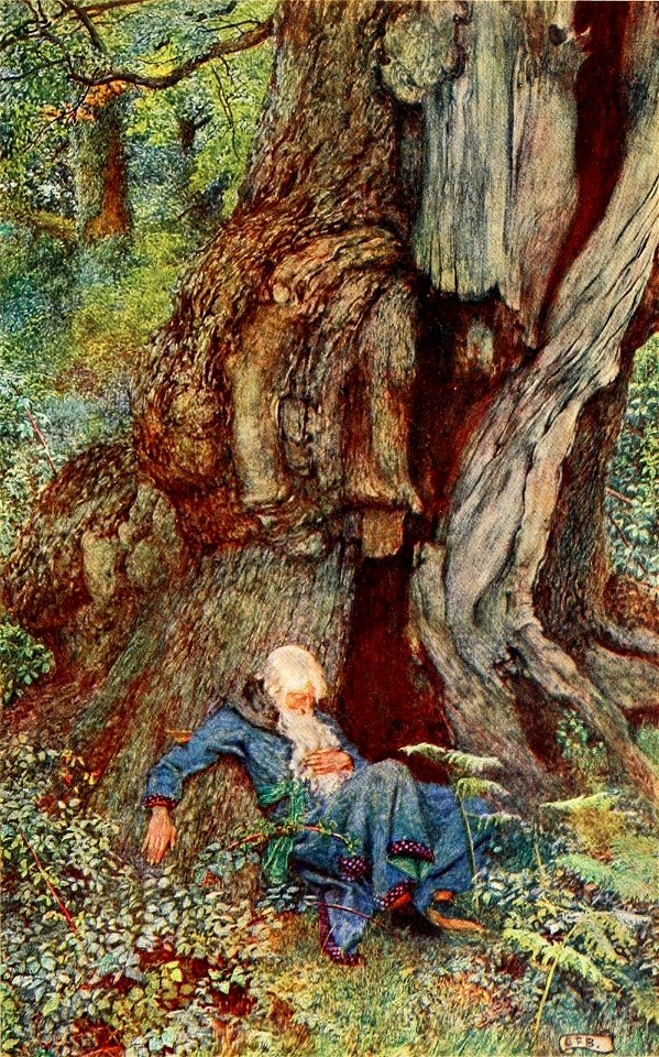 Idylls of the King (1913) 10 - And in the hollow oak he lay as dead