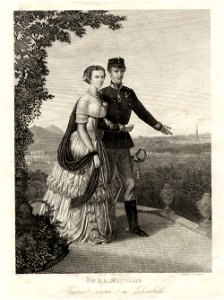 Ignaz Lechleitner Franz Joseph I und Elisabeth vor1860 ubs G 0940 III