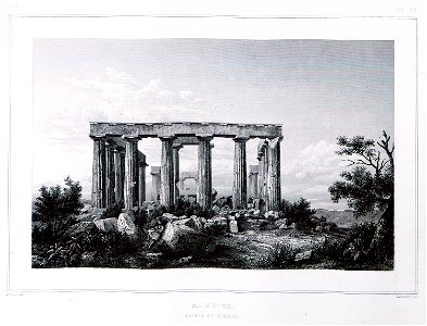 Ile d'Égine Temple de Jupiter (3) - Blouet Guillaume-abel - 1831