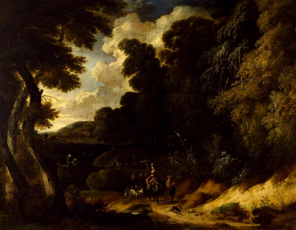Ignatius van der Stock - Landscape with Figures - 1987.28 - Dallas Museum of Art