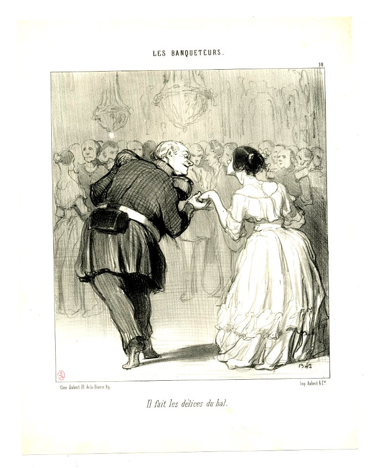 Il fait les délices du bal (He is the delight of the people attending the ball) (BM 1918,0511.116)