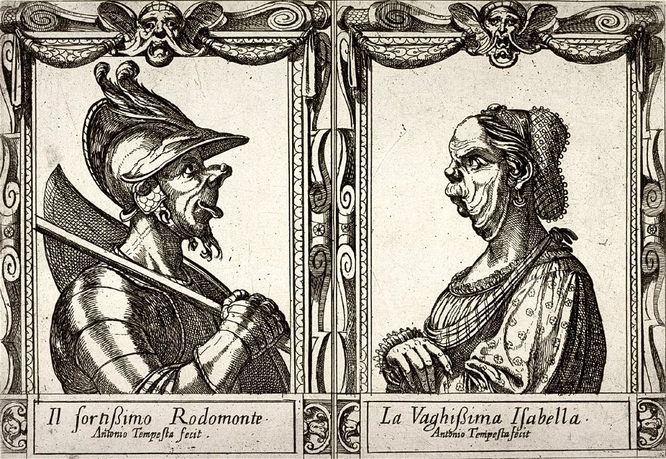 Il fortissimo Rodomonte La Vaghissima Isabella (Antonio Tempesta)