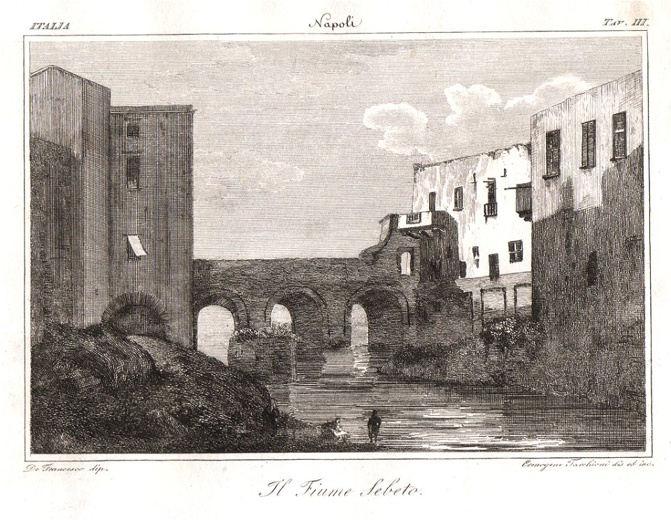 Il fiume Sebeto - Giuseppe Checchetelli (1841)