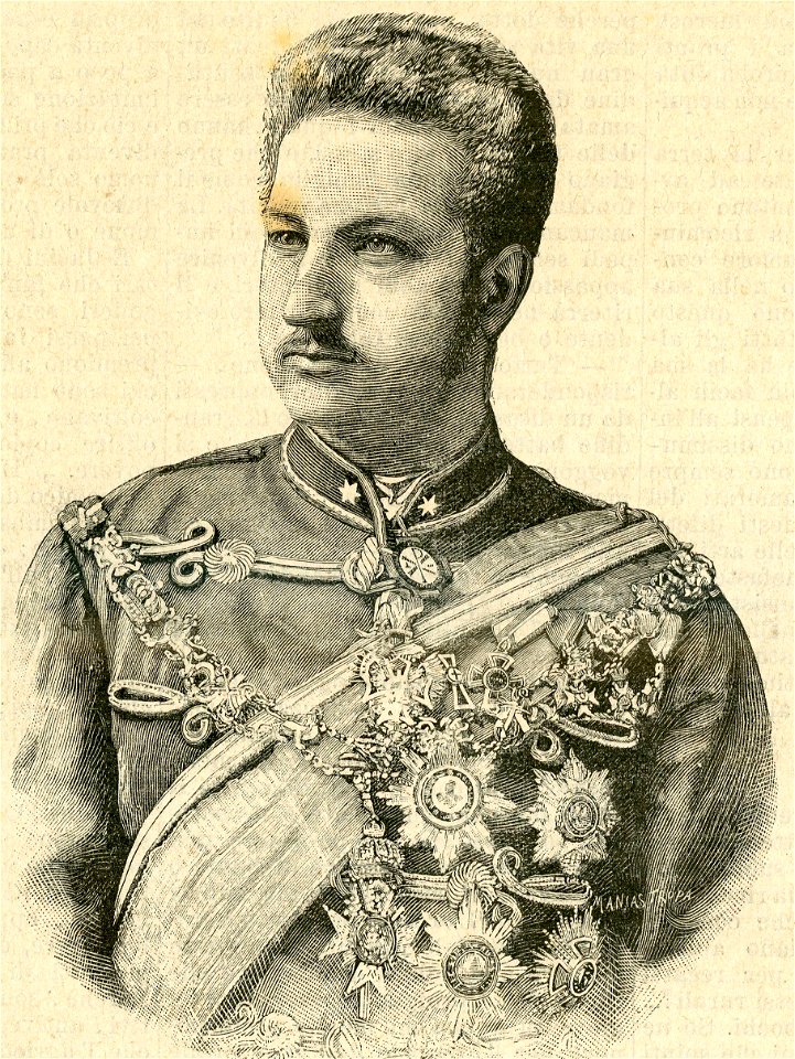 Il nuovo principe di Bulgaria Ferdinando di Coburgo Gotha