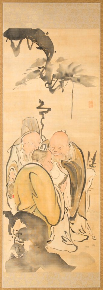 Ike Taiga - The Three Laughers at Tiger Ravine - 2013.53.1 - Detroit Institute of Arts