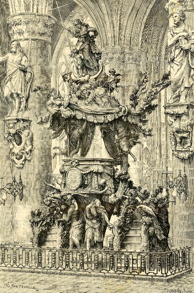Il pulpito di Santa Gudula