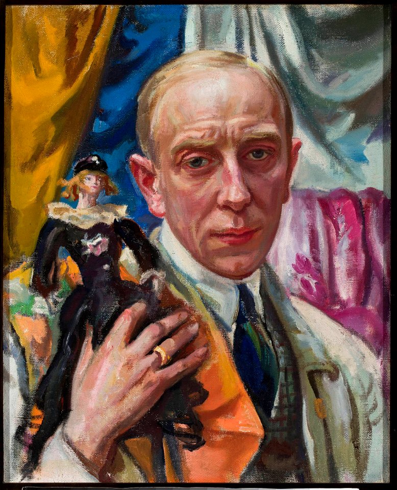 Ignacy Pieńkowski - Autoportret z Pierrotem