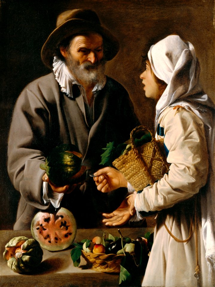 Il Pensionante del Saraceni - The Fruit Vendor - 36.10 - Detroit Institute of Arts