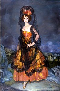 Ignacio Zuloaga y Zabaleta - Mrs. William Randolph Hearst - LA183 - Hispanic Society of America