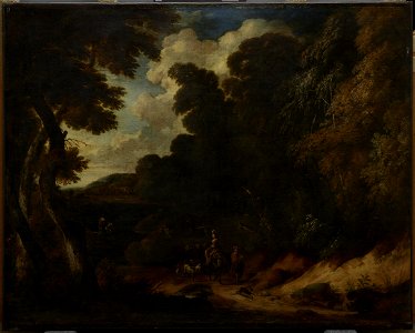 Ignatius Van Der Stock - Landscape with Figures