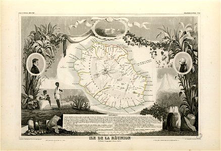 Ile de la Réunion - Colonie Française (Océan indien) (hémisphère austral) - Fonds Ancely - B315556101 A LEVASSEUR 091