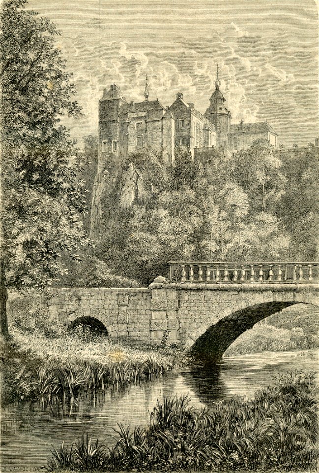 Il castello di Modave nel Belgio