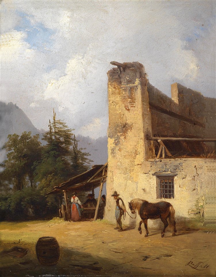 Ignaz Raffalt Beim Köhler